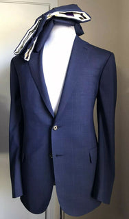 Neu $2995 Ralph Lauren Purple Label Herrenanzug Marine/Blau 42R US/52R Eu Italien