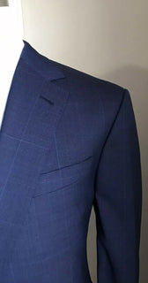 Neu $2995 Ralph Lauren Purple Label Herrenanzug Marine/Blau 42R US/52R Eu Italien