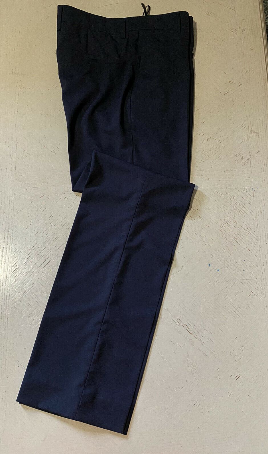 New $780 Prada Womens Wool Pants Black 10 US/46 Eu