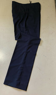 Neu 780 $ Prada Damen Wollhose Schwarz 10 US/46 Eu
