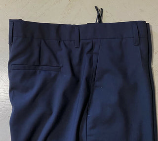 Neu 780 $ Prada Damen Wollhose Schwarz 10 US/46 Eu