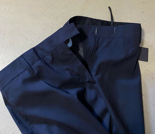 Neu 780 $ Prada Damen Wollhose Schwarz 10 US/46 Eu