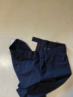 Neu 780 $ Prada Damen Wollhose Schwarz 10 US/46 Eu