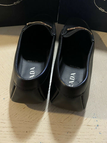 Новые мужские кожаные лоферы PRADA для водителей, черные 13 США Италия