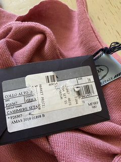 New $980 PRADA Women Cashmere/Silk Cardigan Sweater  Color GERANIUM 2/38 Italy