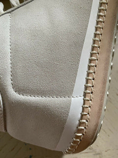 NIB $830 Bottega Veneta Herren Talg/Leder Sneaker Schuhe Mist/Bianco 9 US/42 Eu