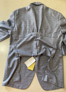 NWT 2295 $ Canali Kei Herren Seide/Kaschmir Jacke Blazer Grau 46R US/58R Eu Italien