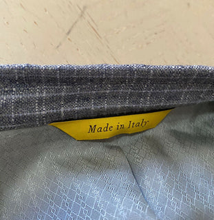 NWT 2295 $ Canali Kei Herren Seide/Kaschmir Jacke Blazer Grau 46R US/58R Eu Italien
