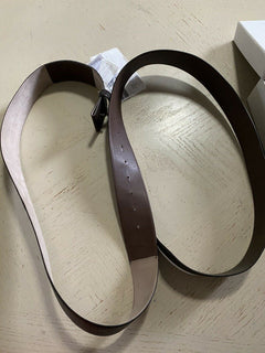 Neu $795 Brunello Cucinelli Damen Leder&amp;Monili Gürtel Braun XL Italien