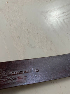 Neu $ 595 Brunello Cucinelli Herren-Wildleder-/Ledergürtel DK Braun 110/44 Italien