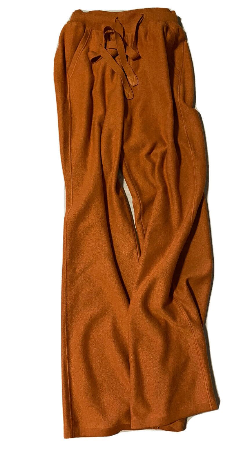 Новые женские кашемировые брюки с завязками Loro Piana, оранжевые 6/40, $2695