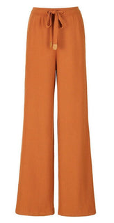 Neu $2695 Loro Piana Damen Barnsley Baby Cashmere Kordelzughose Orange 6/40