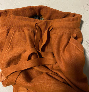 Neu $2695 Loro Piana Damen Barnsley Baby Cashmere Kordelzughose Orange 6/40