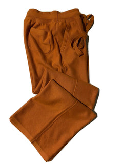 Neu $2695 Loro Piana Damen Barnsley Baby Cashmere Kordelzughose Orange 6/40