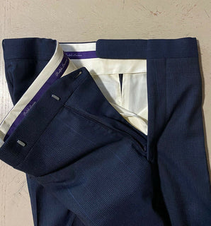 New $3295 Ralph Lauren Purple Label Mens  Suit Navy 42R US/52R Eu Italy