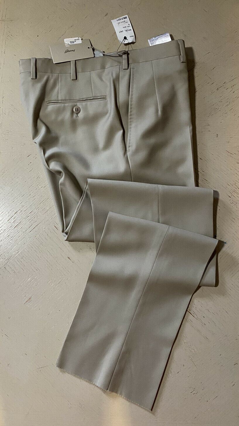 NWT $595 Brioni Men’s Dress Pants Beige 32 US ( 48  Euro ) Italy