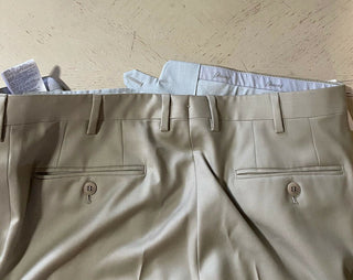 Neu mit Etikett: 595 $ Brioni Herrenanzughose Beige 32 US (48 Euro) Italien