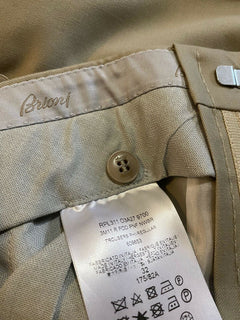 Neu mit Etikett: 595 $ Brioni Herrenanzughose Beige 32 US (48 Euro) Italien