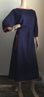 Neues Gucci-Stretchkleid aus leichtem Viskose-Cady im Wert von 2.500 US-Dollar, Königsblau, Größe 6 US/40, Italien