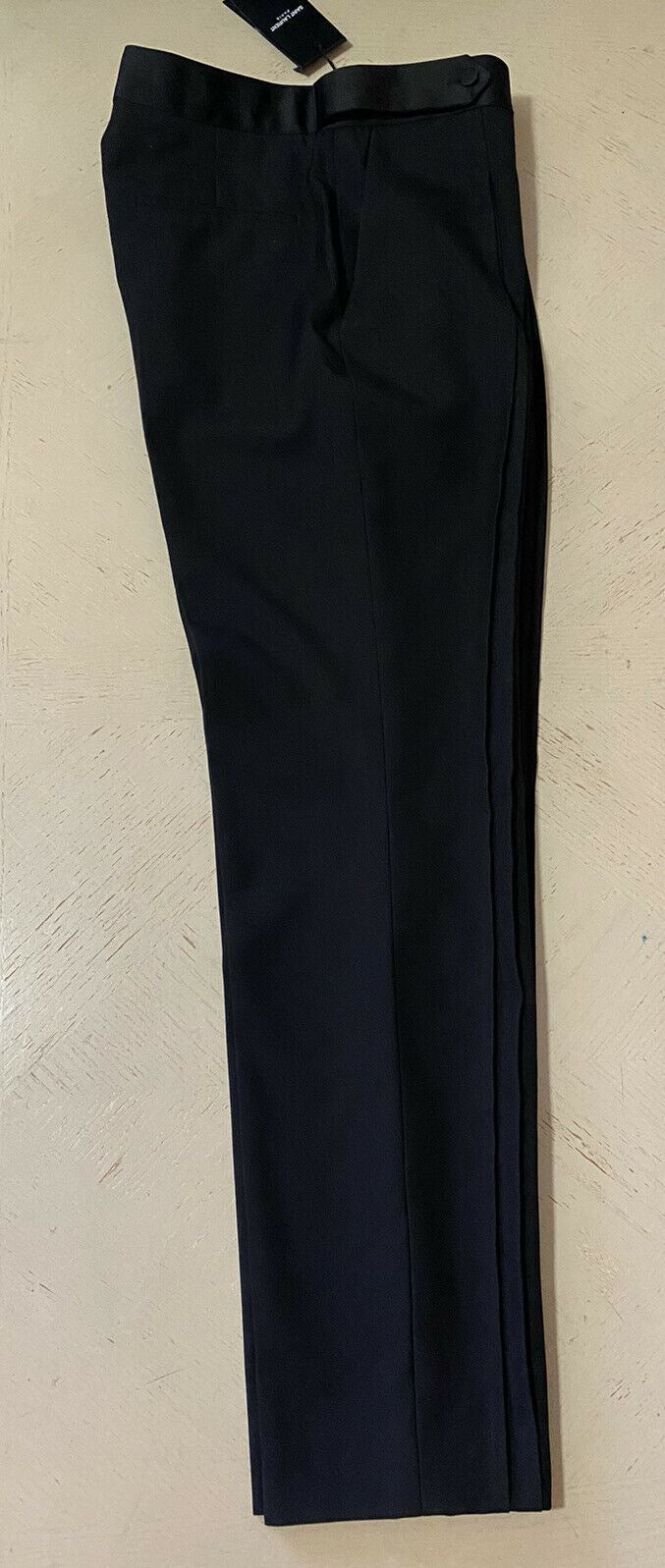 NWT $2790 Saint Laurent Men’s Gabardine Dress Pants Black 36 US/52 Eu Italy