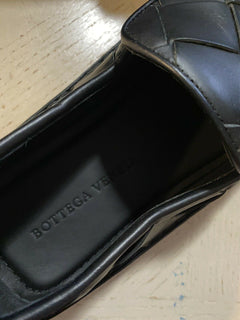 NIB 740 $ Bottega Veneta Herren Leder Mokassin Fahrerschuhe Schwarz 10 US/43 Eu