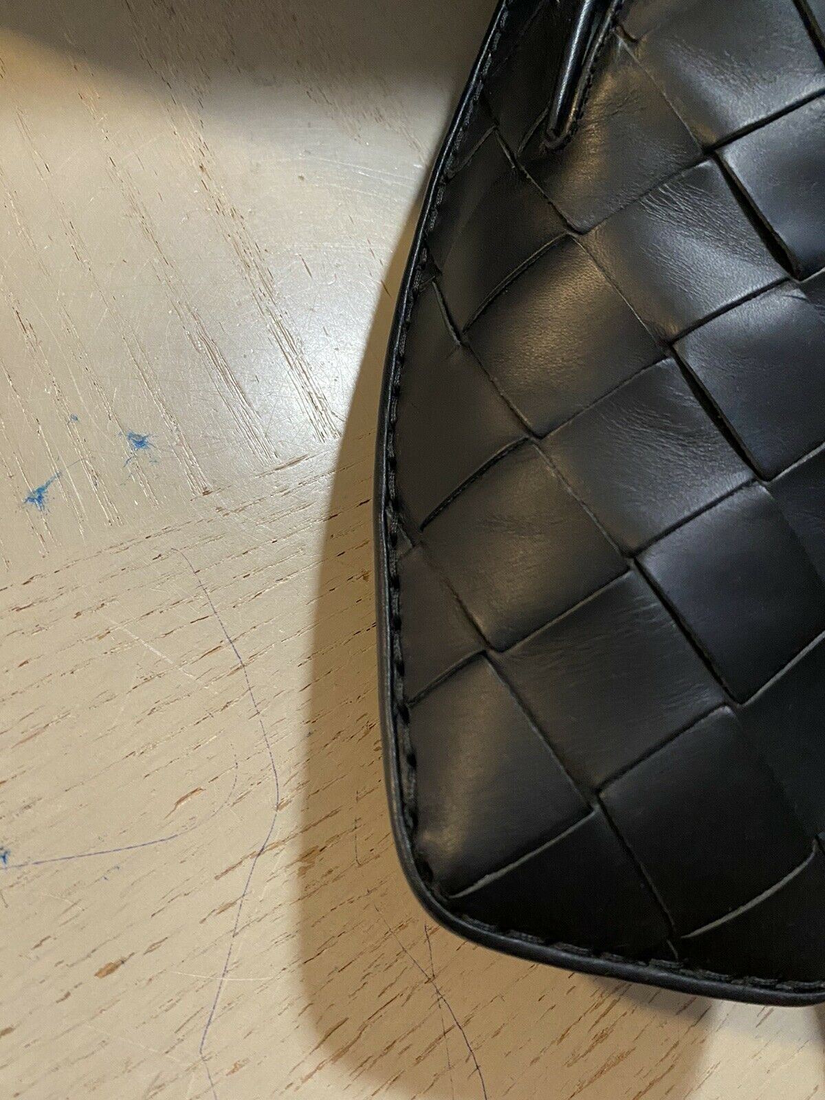 NIB $740 Bottega Veneta Men Leather Moccasin Driver Shoes Black 8 US/41 Eu