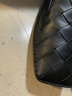 NIB $ 740 Bottega Veneta Herren Leder Mokassin Fahrerschuhe Schwarz 7 US/40 Eu