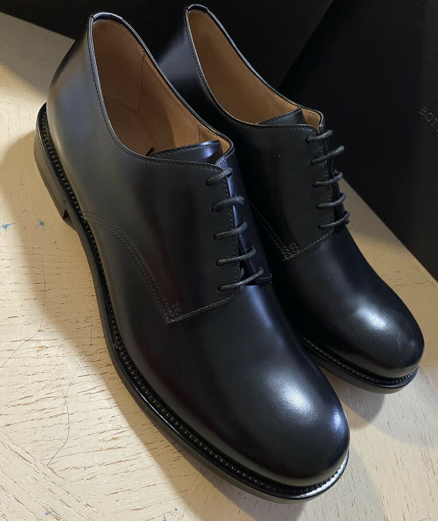 NIB $ 840 Bottega Veneta Herren Lederschuhe Schwarz 12 US/45 Eu Italien