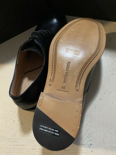 NIB $ 840 Bottega Veneta Herren Lederschuhe Schwarz 12 US/45 Eu Italien