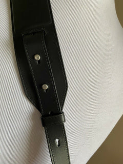 Neue 3000 $ Bottega Veneta Leder Messenger Schultertasche Schwarz 577538 Italien