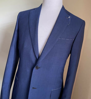 Neuer klassischer Herren-Wollanzug von Brioni im Wert von 5500 $, Königsblau, 38R US/48 Eu, Italien