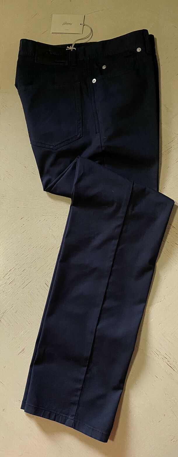 NWT 840 долларов США Мужские джинсовые брюки Brioni Темно-синие 32 США/48 ЕС Италия
