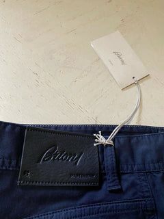 Neu mit Etikett: 840 $ Brioni Herren-Jeanshose, Marineblau, 32 US/48 Eu, Italien