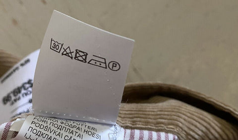 NWT $1025 Brunello Cucinelli Men Corduroy Velvet Pants Khaki 38 US/54 Eu Italy