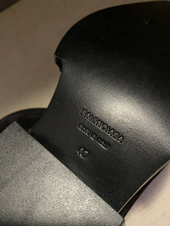 Neu $ 1090 Balenciaga Herren Santing Wildleder Westernstiefel Schuhe Schwarz 10 US/43 Eu Ita