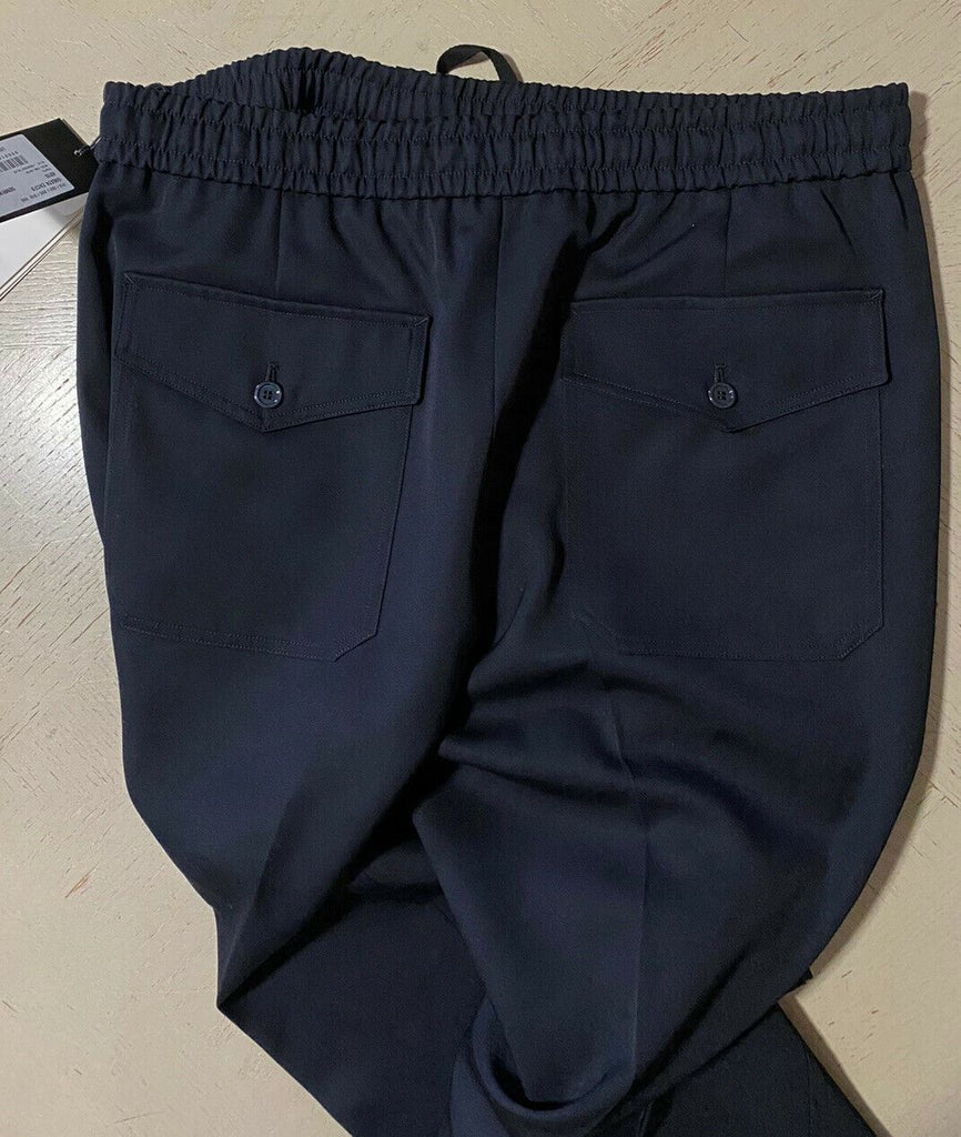 Neue Jegging-Hose aus Wolle für Herren von Gucci im Wert von 1.300 US-Dollar, Mitternachtsblau, 36 US (52 EU), Italien
