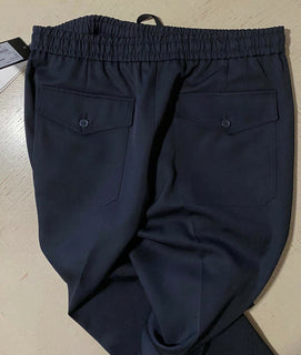 Neue Jegging-Hose aus Wolle für Herren von Gucci im Wert von 1.300 US-Dollar, Mitternachtsblau, 36 US (52 EU), Italien