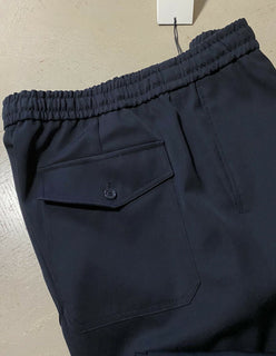 Neue Jegging-Hose aus Wolle für Herren von Gucci im Wert von 1.300 US-Dollar, Mitternachtsblau, 36 US (52 EU), Italien