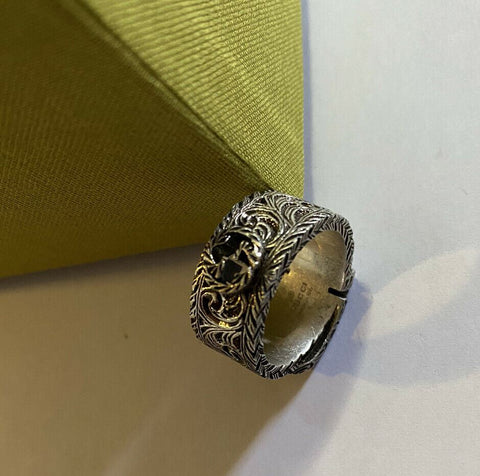 New Authentic GUCCI Silver Gucci Garden Ring Size Silver 7.5 US ( 15 ) Italy