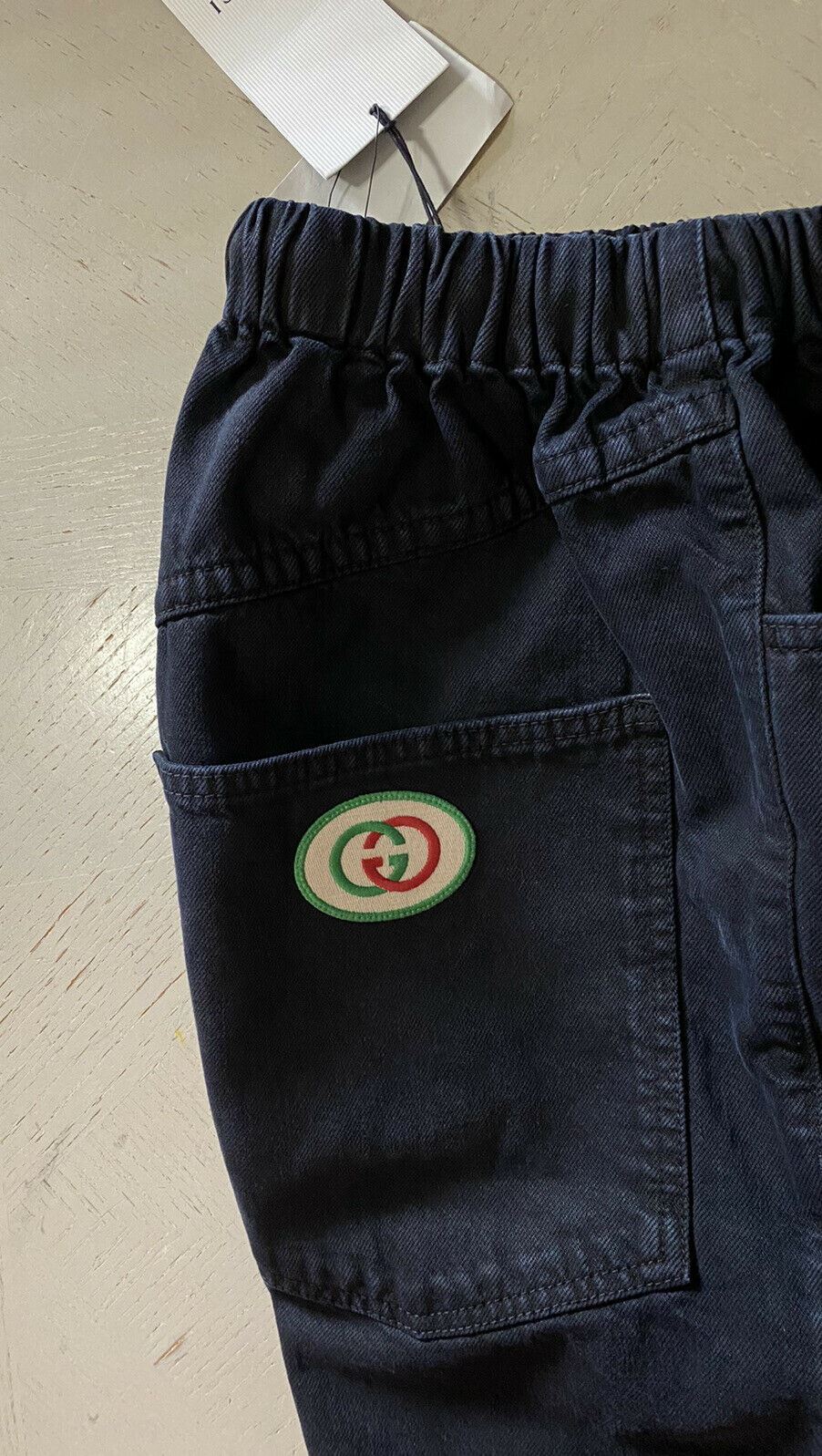 Neu mit Etikett: 950 $ Gucci Kurze Jeanshose für Herren aus gewaschener Baumwolle, Schwarz, Größe 34, Italien