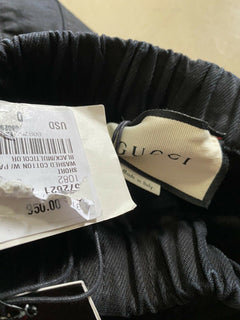 Neu mit Etikett: 950 $ Gucci Kurze Jeanshose für Herren aus gewaschener Baumwolle, Schwarz, Größe 34, Italien