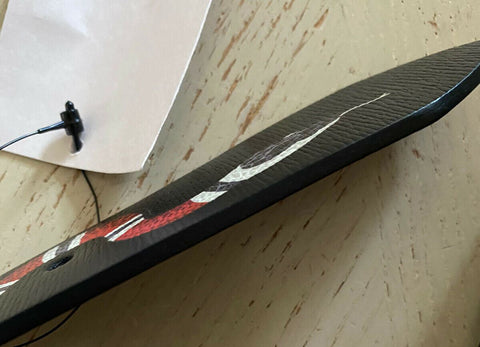 New Gucci Mens Shangal Snake Leather Black 115/46 Italy