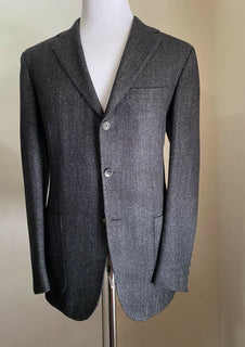 СЗТ $9895 Kiton Мужской спортивный пиджак Цвет куртки DK Серый 42R США/52R ЕС