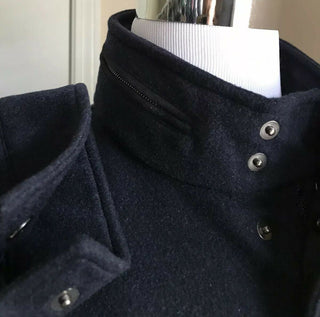 Neuer 4750 $ Isaia Field Kaschmir-Jackenmantel, Marineblau, 42 US/52 Eu, Italien