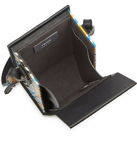 New Fendi Mini Logo FF Leather Crossbody Bag Shoulder Bag Multicolor