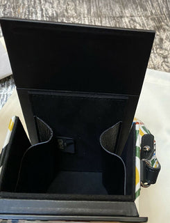 New Fendi Mini Logo FF Leather Crossbody Bag Shoulder Bag Multicolor