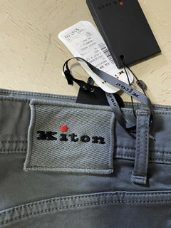 NWT $1102 Мужские зауженные джинсы Kiton серые 34 США (50 ЕС) Италия