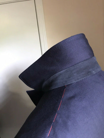 NWT $3995 Isaia Men Single-Breasted Blazer Jacket Coat Navy 44R US/54R Eu