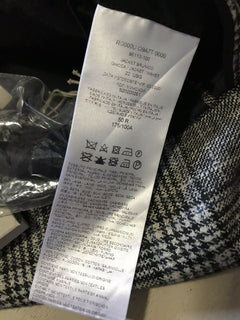 Neu mit Etikett: 5900 $ Brioni Herren Glen Plaid Sportcoat Blazer Jacke Grau/Schwarz 40R US/50R Eu