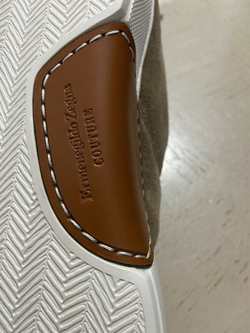 Новые замшевые/кожаные кроссовки Ermenegildo Zegna Couture за 850 долларов США LT Brown 11 US